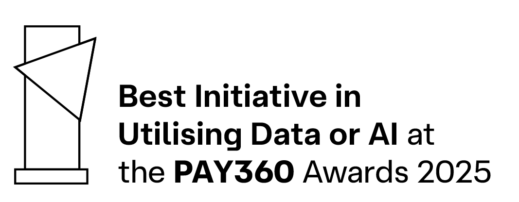 Best Initiative in Utilising Data or AI at the PAY360 Awards 2025