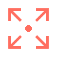 arrows output icon