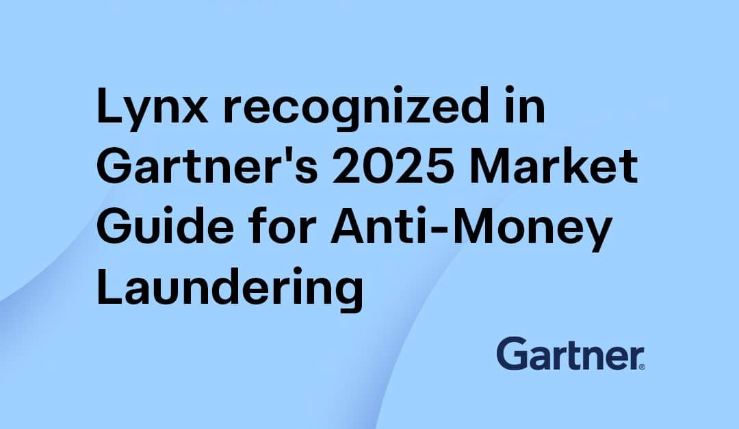 Lynx Tech is recognized by Gartner® in its 2025 Market Guide for Anti-Money Laundering